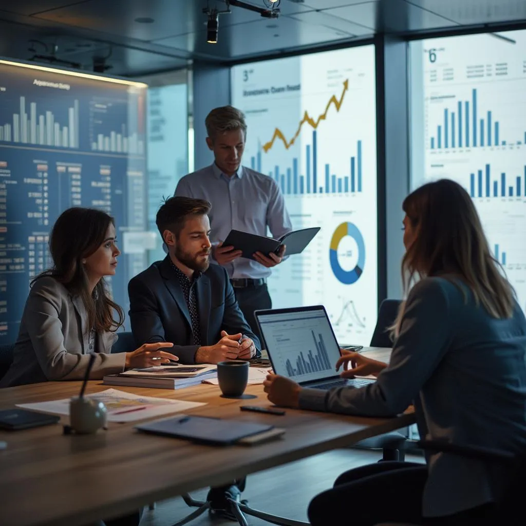 Equipo de consultores financieros en Argentina